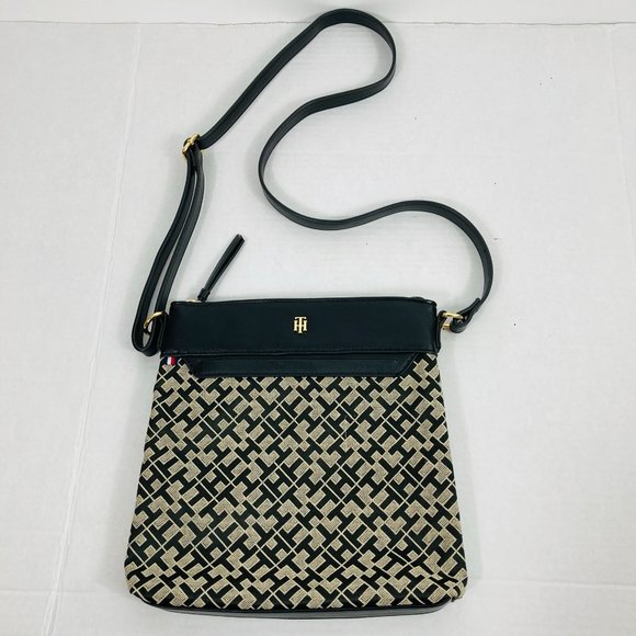Tommy Hilfiger Monogram Jacquard Crossbody Bag - Picture 1 of 5